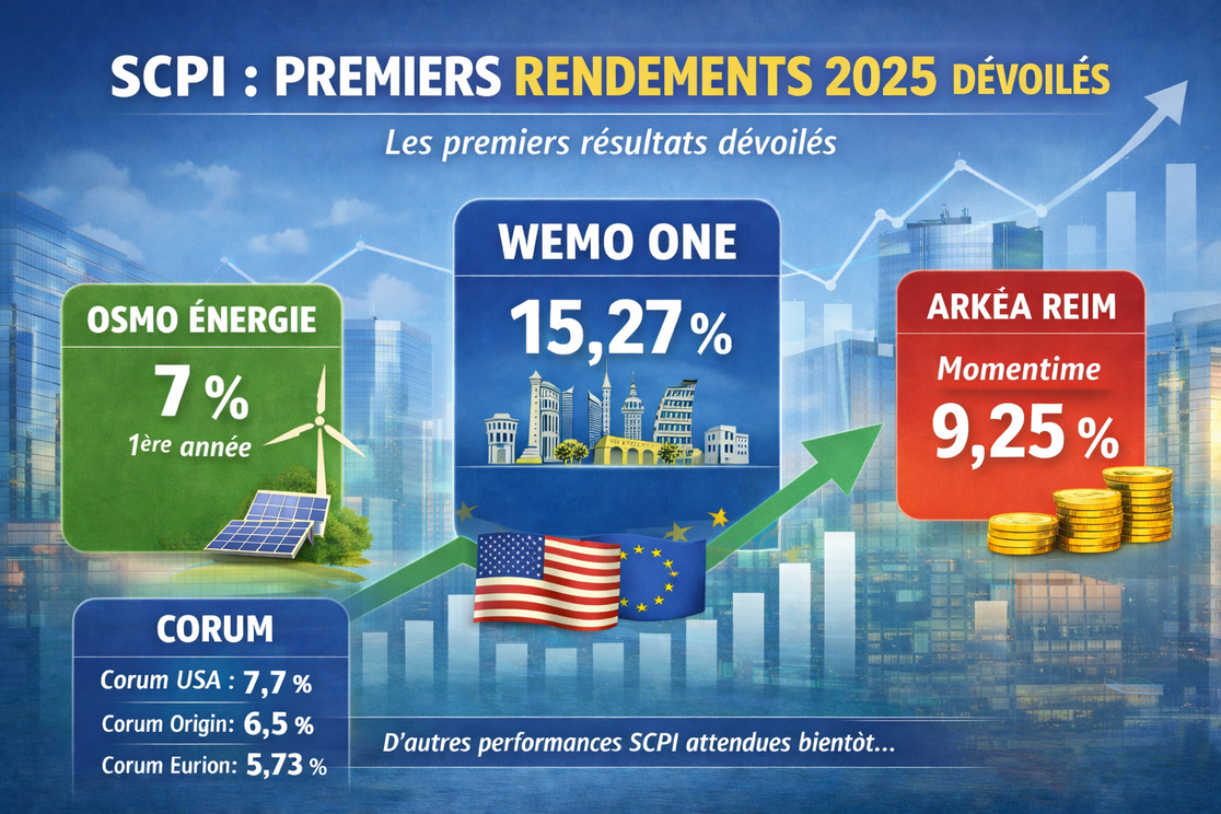 SCPI : premiers rendements 2025 révélés: un signal fort pour les investisseurs
