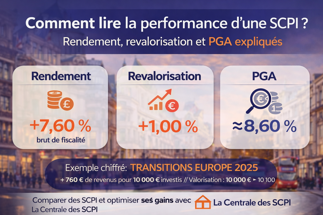 Comment lire la performance d’une SCPI ?