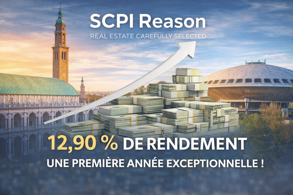12,90 % de rendement : une première année exceptionnelle pour la SCPI Reason !
