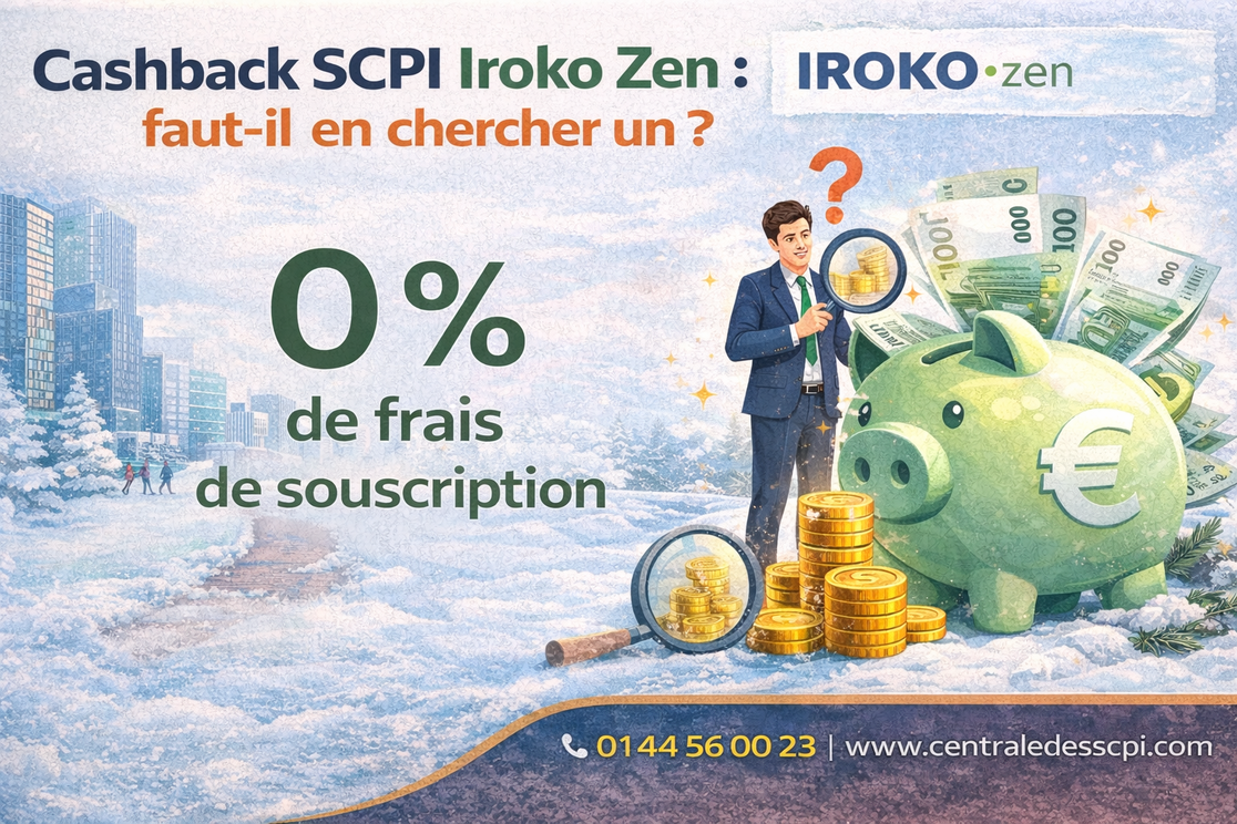 Cashback SCPI Iroko Zen