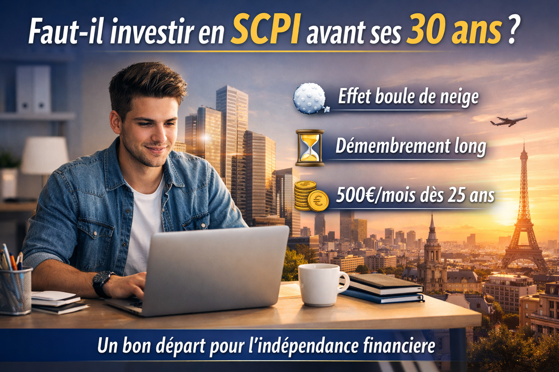Faut-il investir en SCPI avant ses 30 ans ?