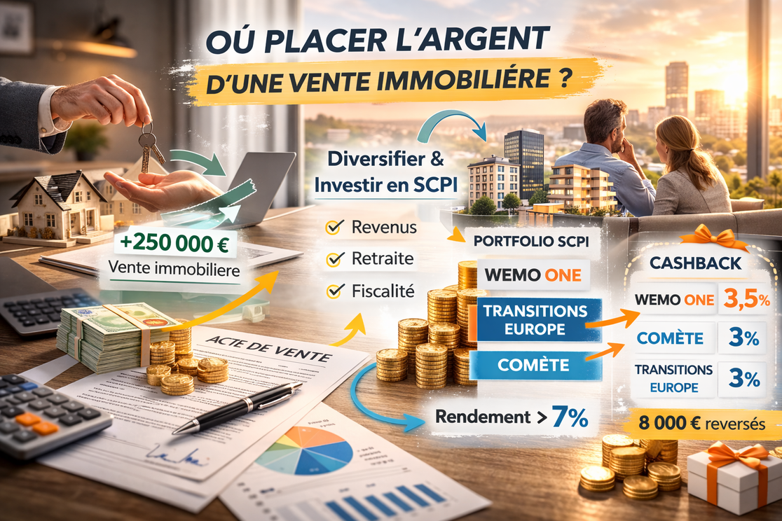 Où placer l’argent d’une vente immobilière en 2026 ?