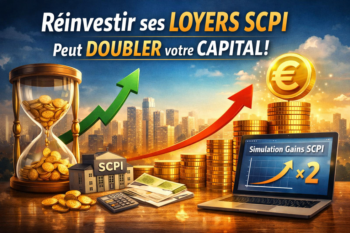 SCPI : pourquoi réinvestir ses loyers peut doubler votre capital ?