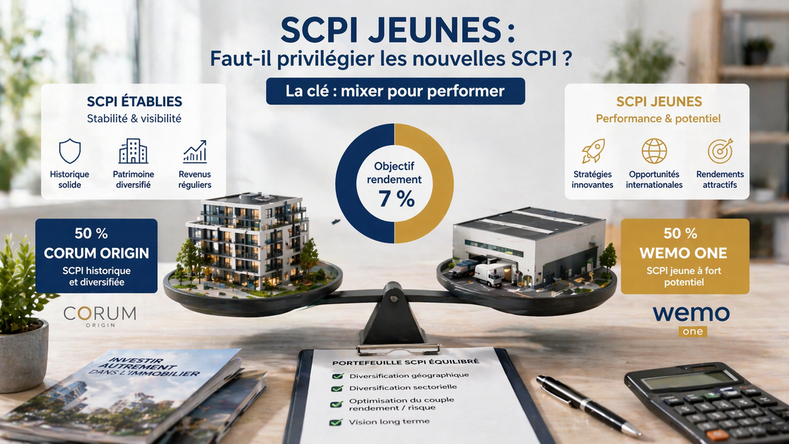SCPI jeunes vs SCPI historiques : faut-il choisir en 2026 ?