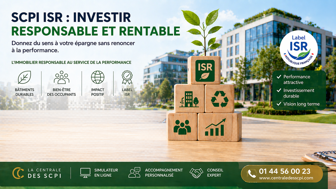 SCPI ISR : investir responsable et rentable en 2026