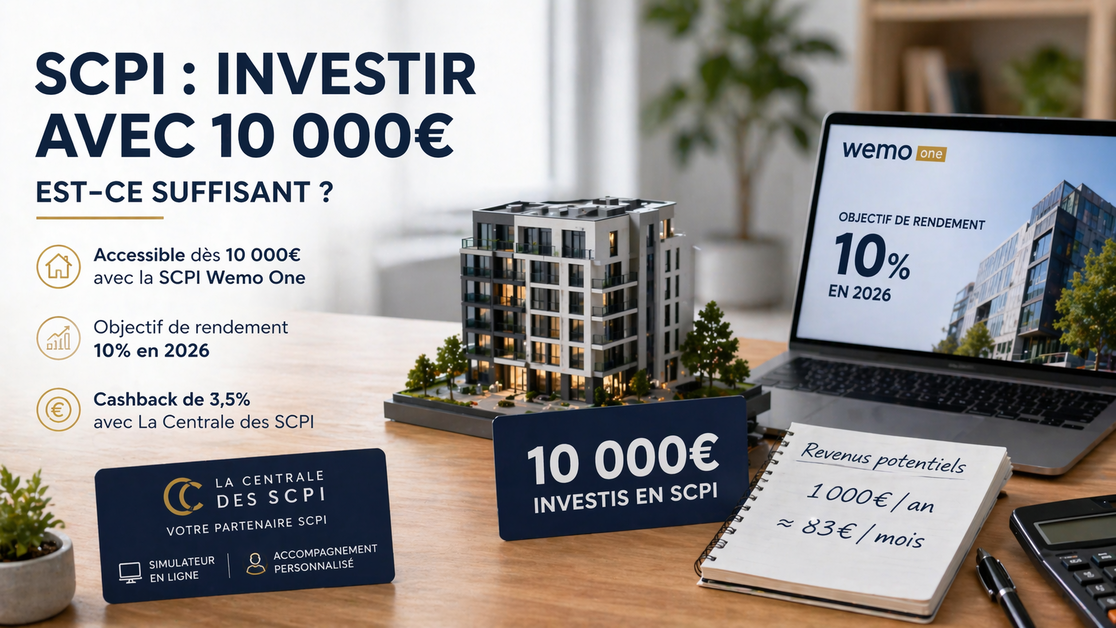 SCPI : investir avec 10 000€, est-ce suffisant ?