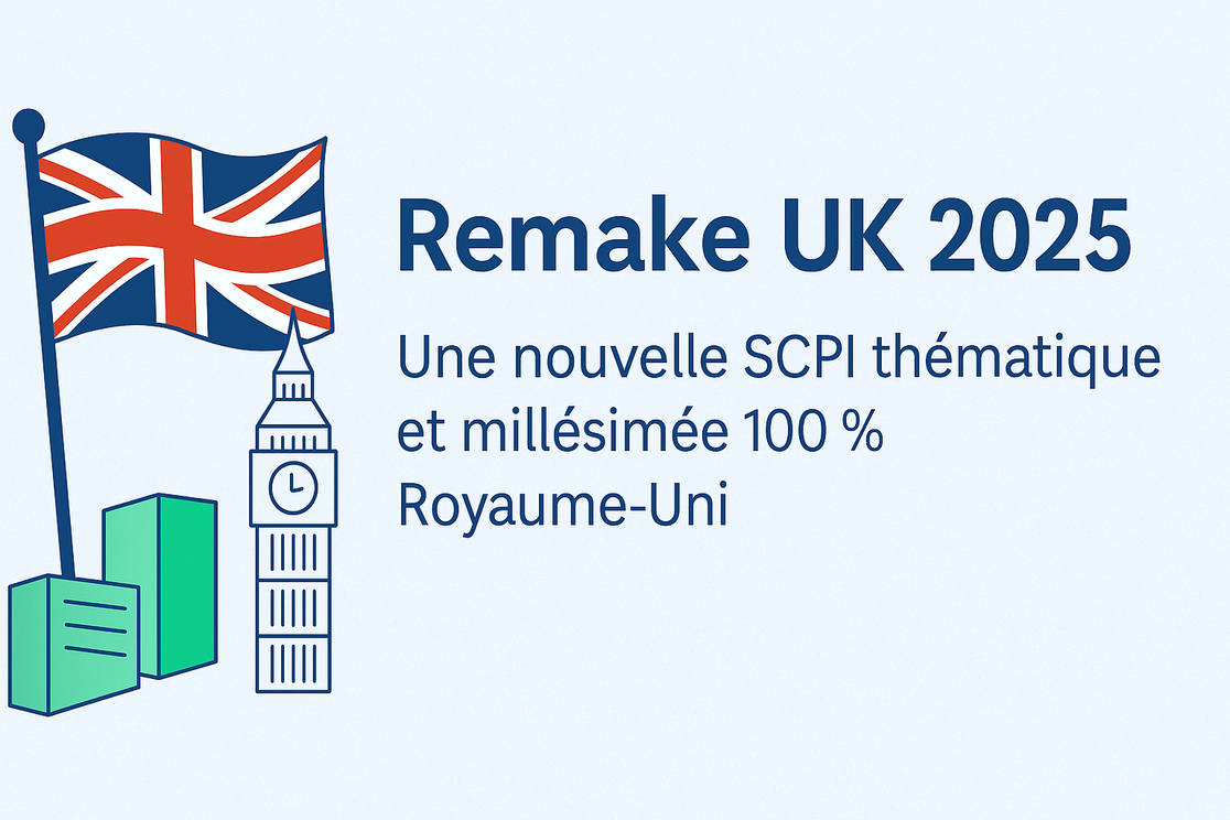 Remake UK 2025 : une nouvelle SCPI thématique et millésimée 100 % Royaume-Uni