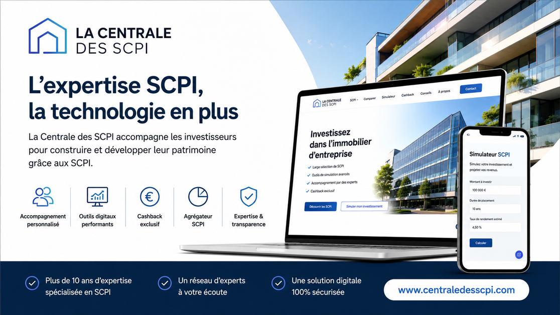 La Centrale des SCPI : avis, fonctionnement, services et accompagnement