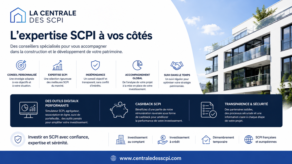 Qui sont les conseillers de La Centrale des SCPI ?