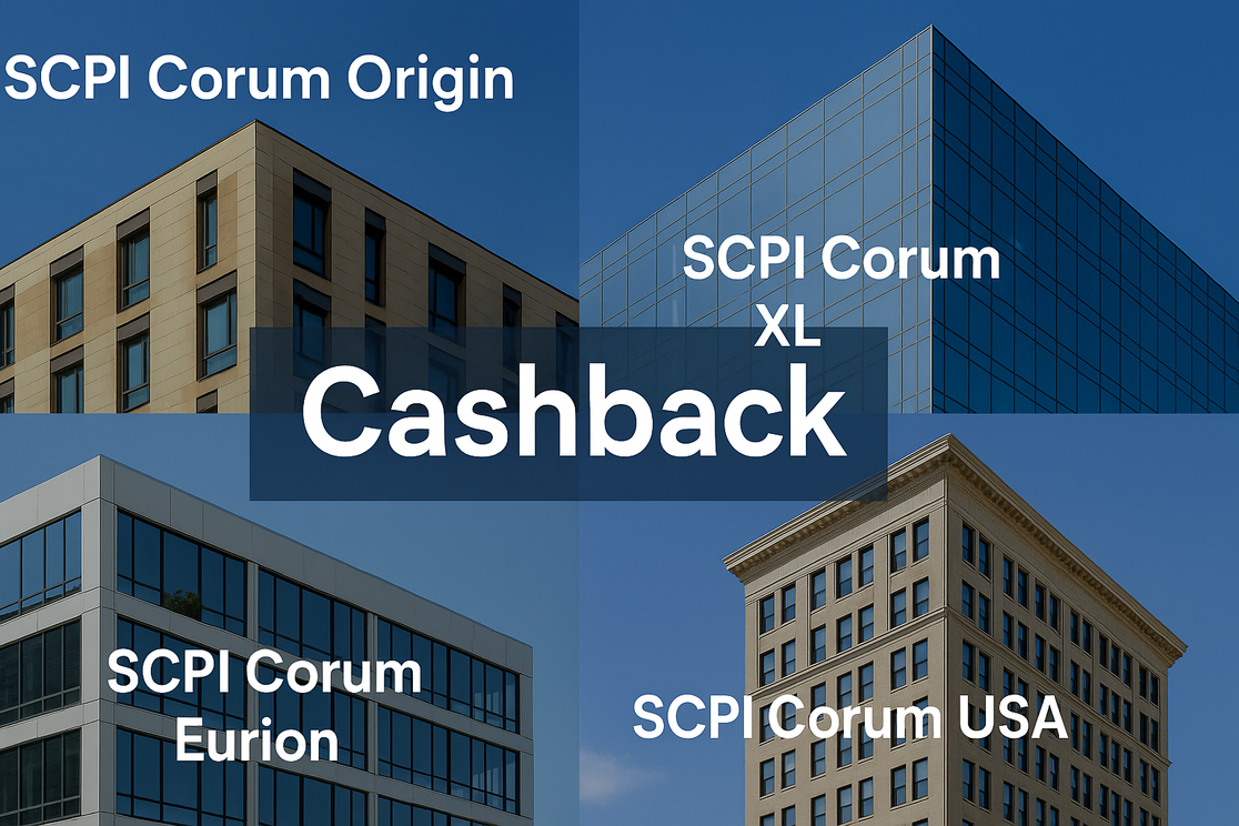 Cashback Corum: Où trouver le meilleur Cashback SCPI Corum ?