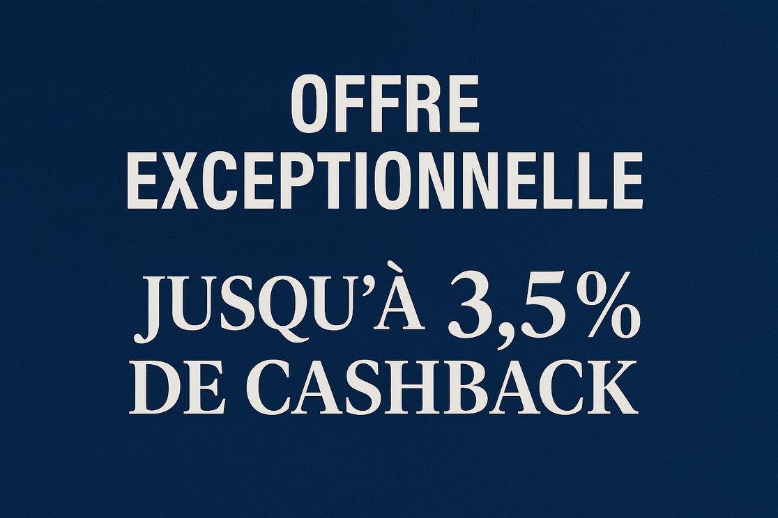 Offre exceptionnelle : jusqu’à 3,5 % de cashback SCPI