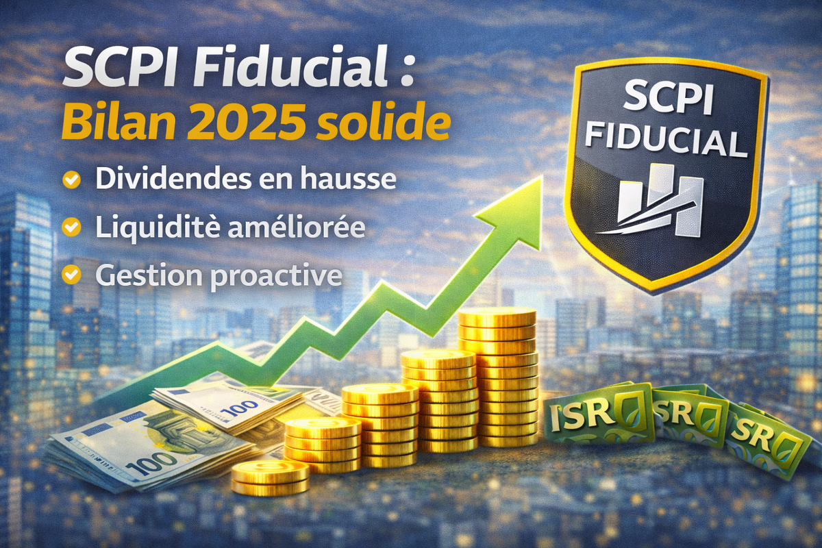 SCPI Fiducial : bilan 2025 solide, dividendes stables ou en hausse et liquidité en amélioration