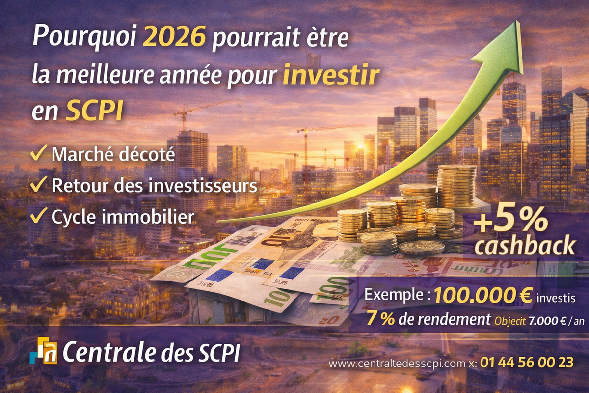 Pourquoi 2026 pourrait être la meilleure année pour investir en SCPI ?