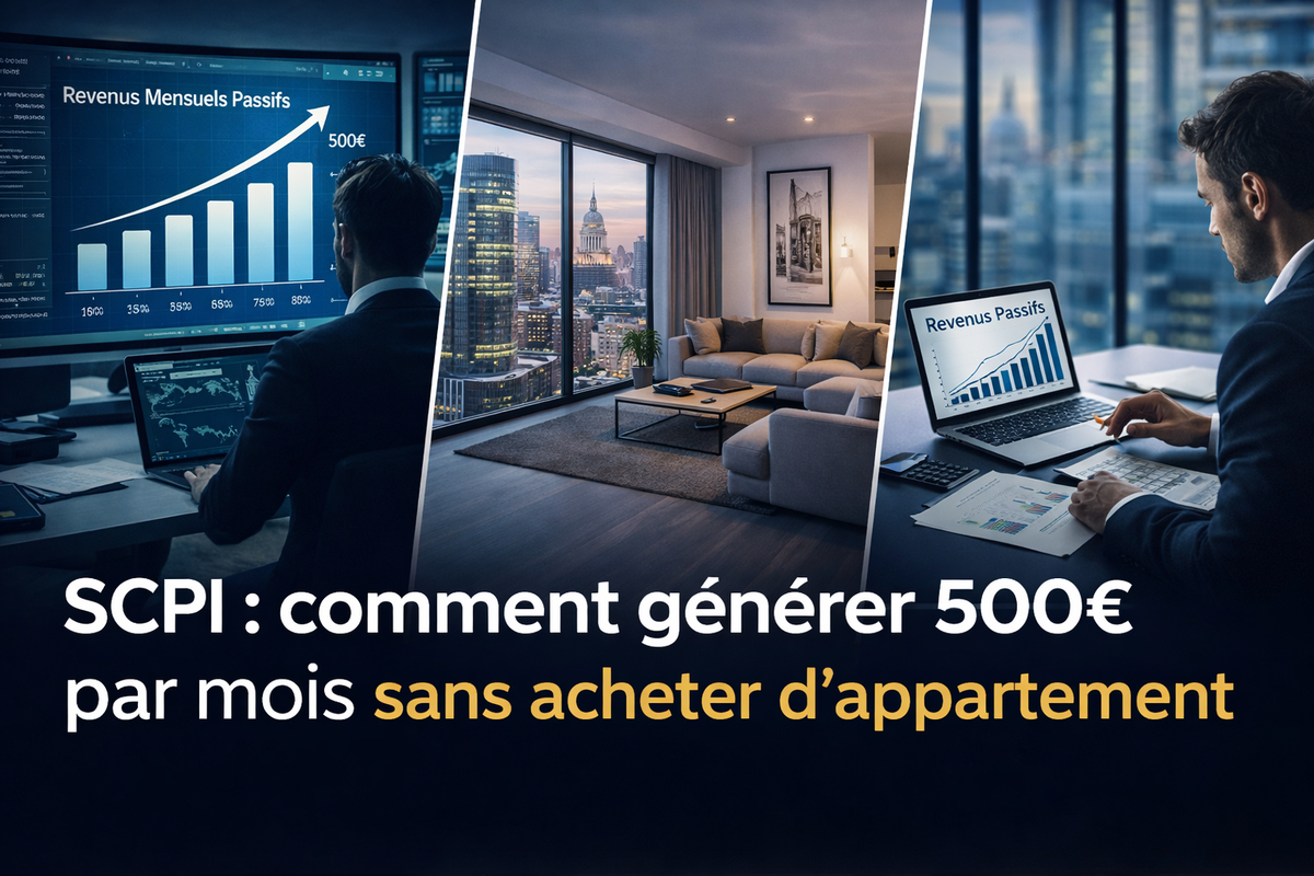 SCPI : comment générer 500€ par mois sans acheter d’appartement