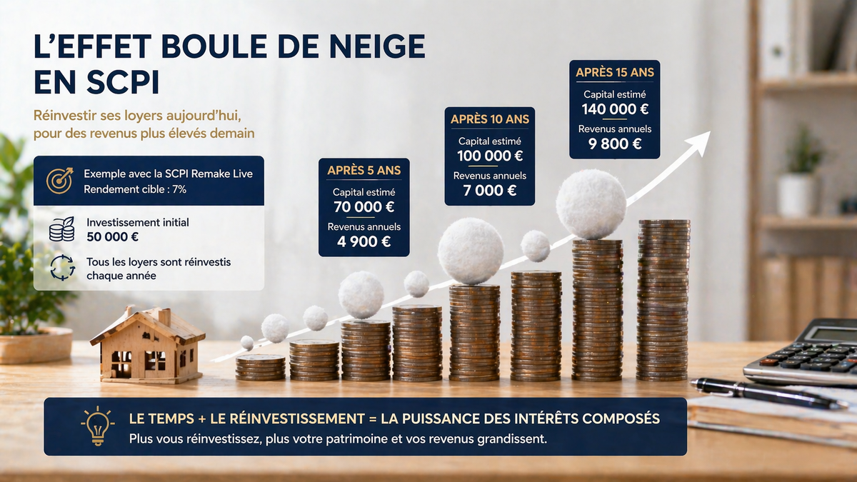 SCPI : faut-il réinvestir ses loyers pour maximiser ses gains ?
