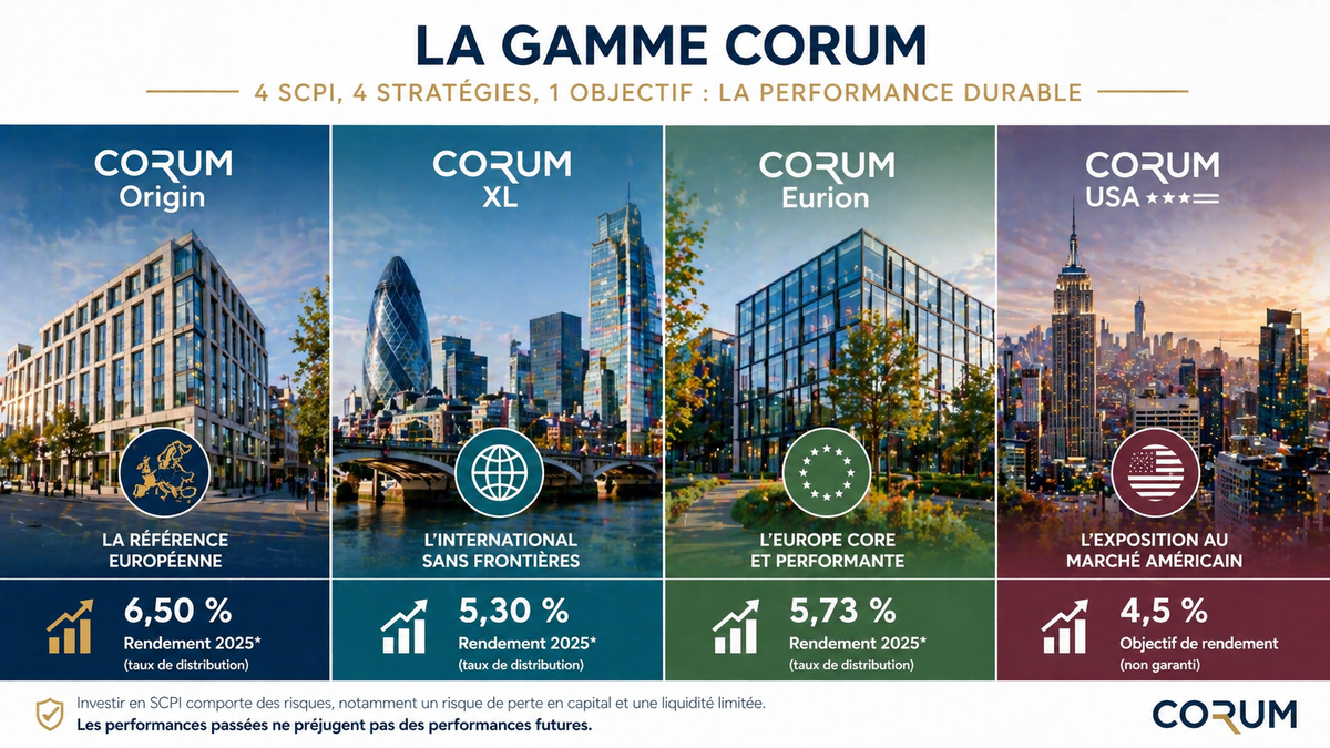 SCPI CORUM : une gamme complète qui confirme sa solidité en 2026