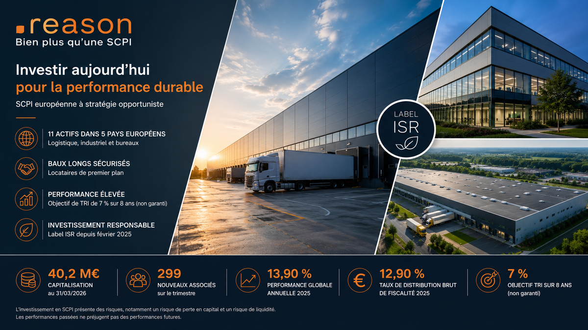 SCPI Reason : une SCPI en forte accélération