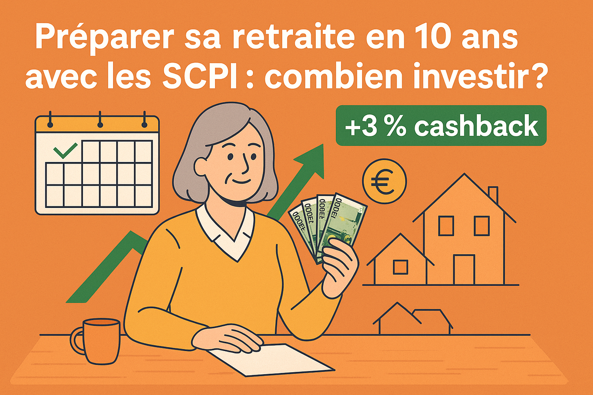 Préparer sa retraite en 10 ans avec les SCPI : combien investir ?
