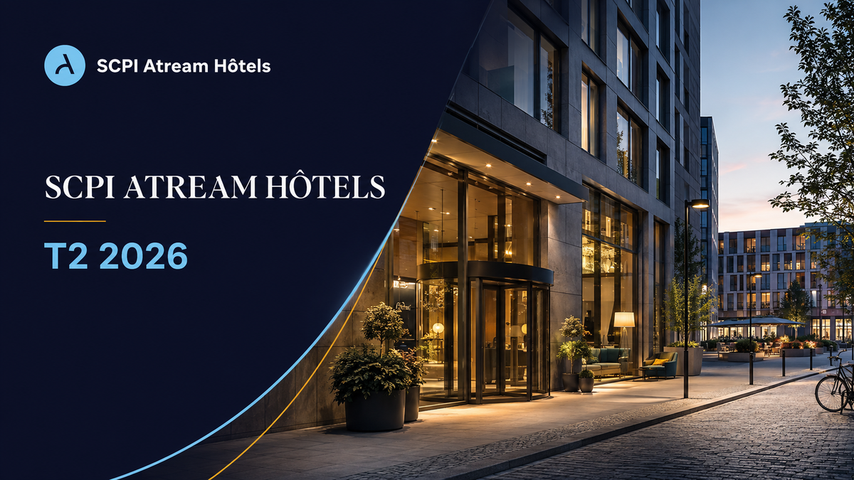 Atream Hôtels au T2 2026 : acquisition à Berlin et plus-value de 26 % en Belgique