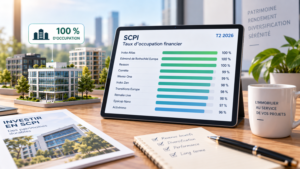 Quelles SCPI ont le meilleur taux d'occupation financier en 2026 ?