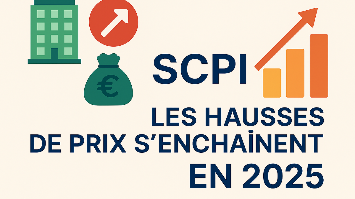 SCPI : les hausses de prix s’enchaînent en 2025 — un signal fort pour les investisseurs