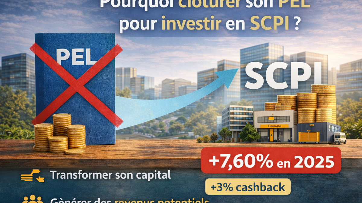 Pourquoi clôturer son PEL pour investir en SCPI ?