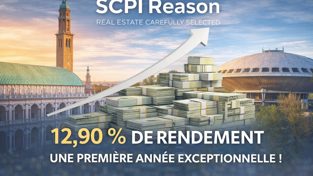 12,90 % de rendement : une première année exceptionnelle pour la SCPI Reason !