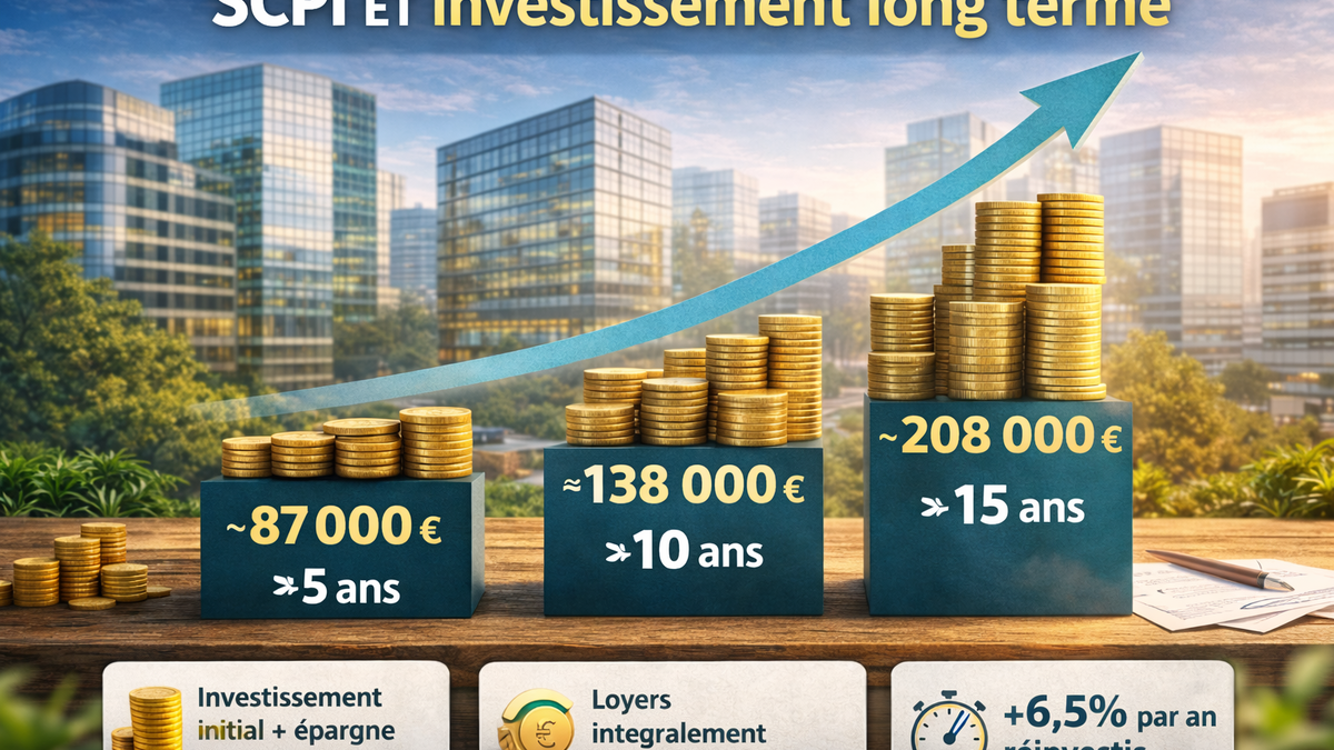 SCPI et long terme : pourquoi le temps est l’allié de l’investisseur