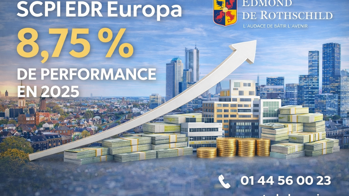 SCPI EDR Europa : 8,75 % de rendement en 2025