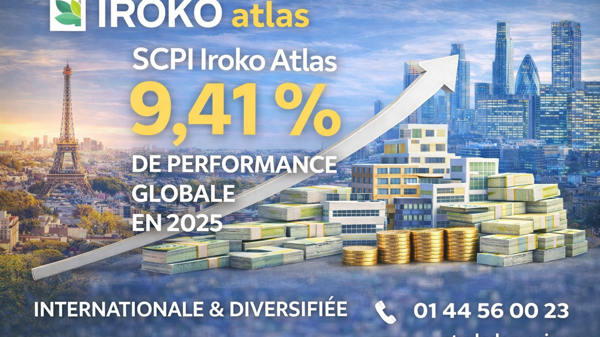 SCPI Iroko Atlas : 9,41 % de performance globale en 2025, un lancement réussi et une diversification européenne affirmée