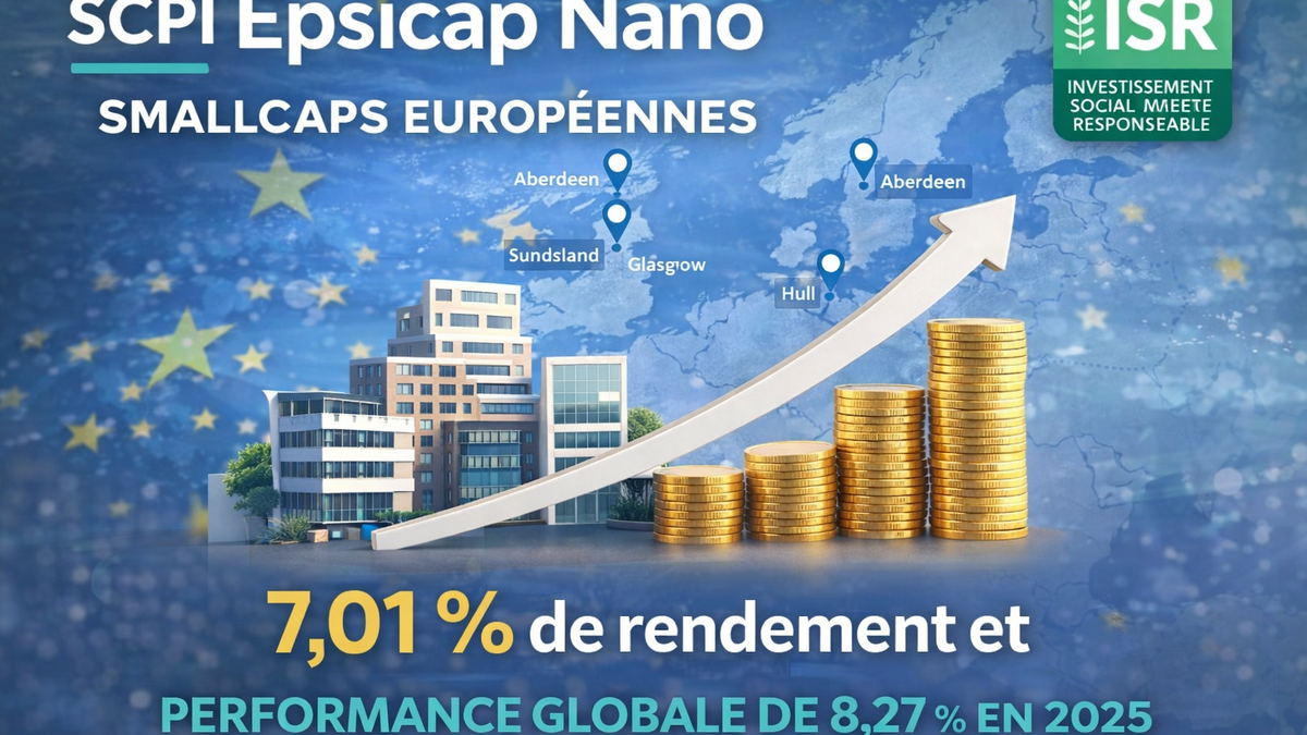 SCPI Epsicap Nano : 7,01 % de rendement et une performance globale de 8,27 % en 2025