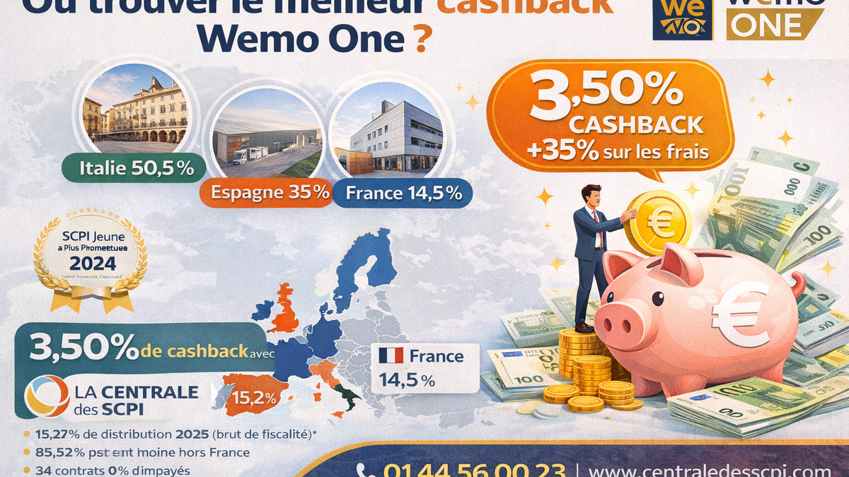 Où trouver le meilleur cashback Wemo One ?