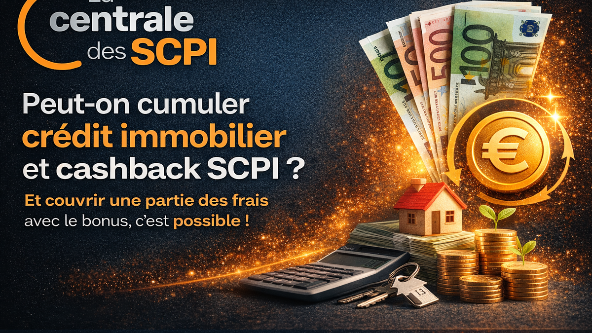 Peut-on cumuler crédit immobilier et cashback SCPI ?