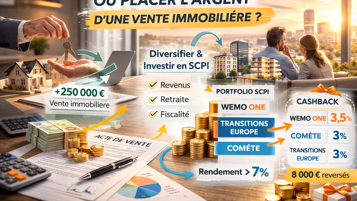 Où placer l’argent d’une vente immobilière en 2026 ?