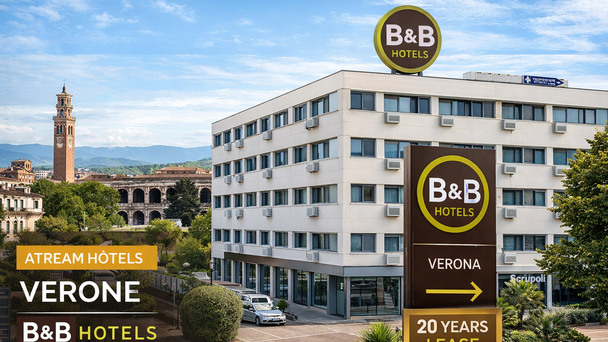 Atream Hôtels s’installe en Italie