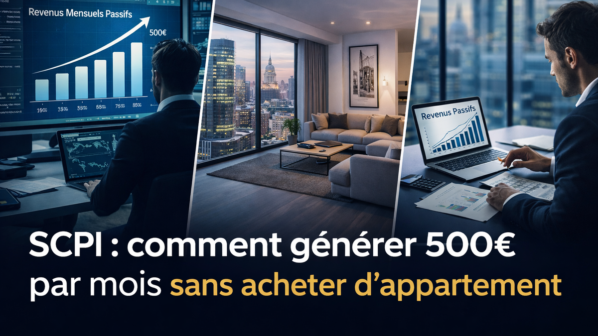 SCPI : comment générer 500€ par mois sans acheter d’appartement