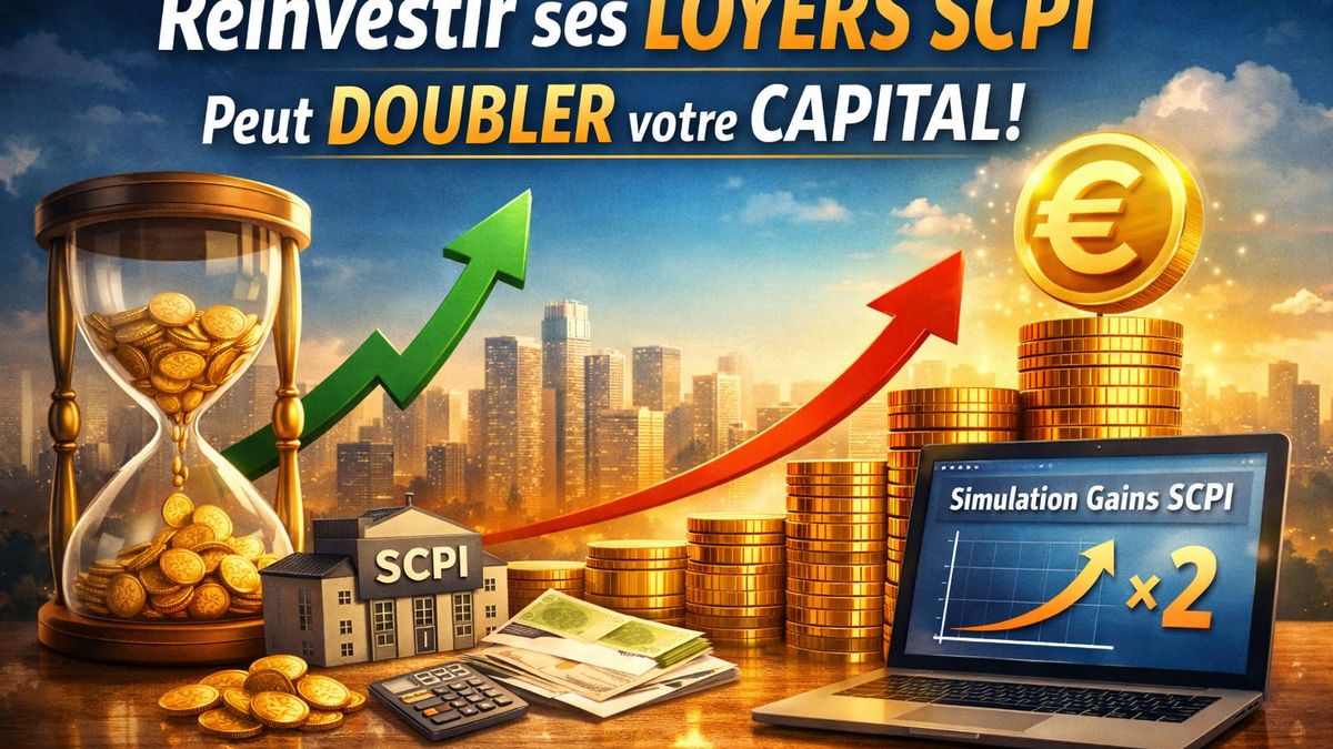 SCPI : pourquoi réinvestir ses loyers peut doubler votre capital ?