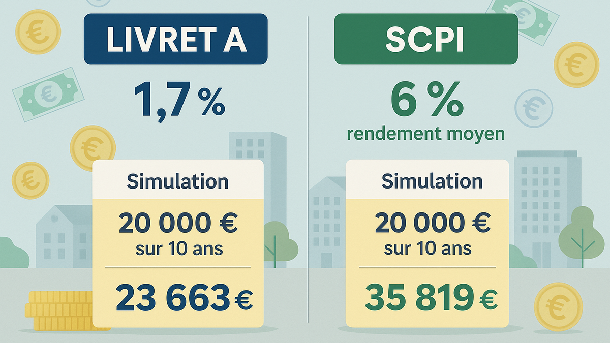 Livret A : pourquoi son taux baisse et pourquoi les SCPI en profitent ?