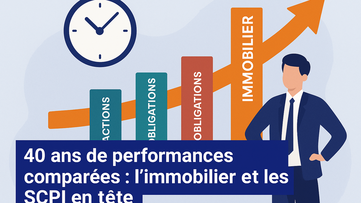 40 ans de performances comparées : pourquoi l’immobilier et les SCPI conservent tout leur intérêt face aux autres placements ?