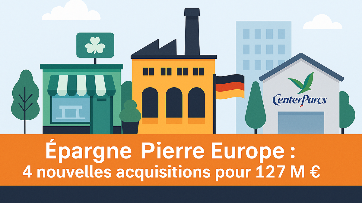 Épargne Pierre Europe poursuit son expansion avec quatre nouvelles acquisitions stratégiques pour 127 M€