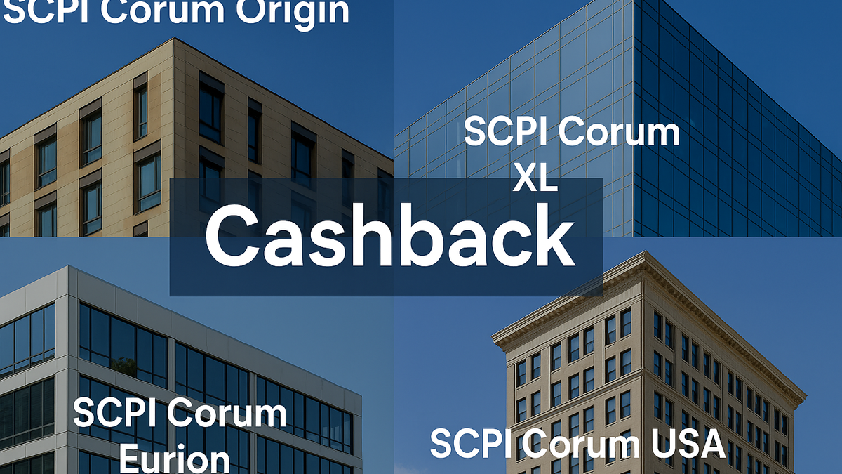Cashback Corum: Où trouver le meilleur Cashback SCPI Corum ?