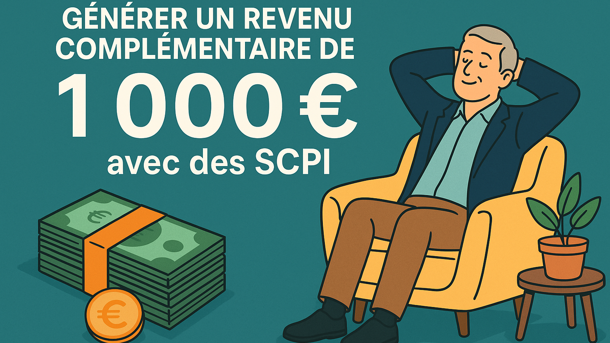 Générer un revenu complémentaire de 1 000 € par mois grâce aux SCPI : combien investir, et comment ? ​