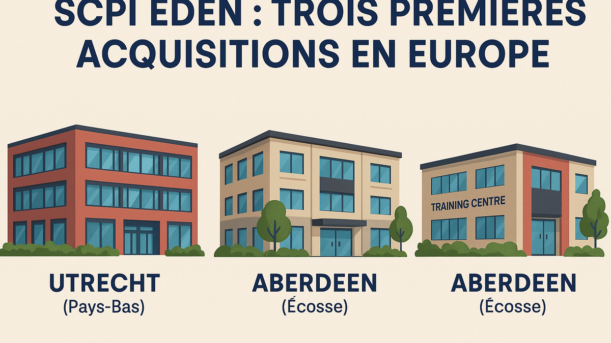 SCPI Eden : trois premières acquisitions ambitieuses en Europe, la machine est lancée !