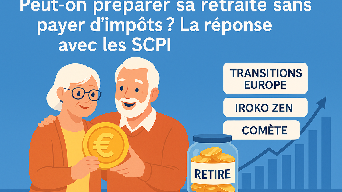 Peut-on préparer sa retraite sans payer d’impôts ? La réponse avec les SCPI