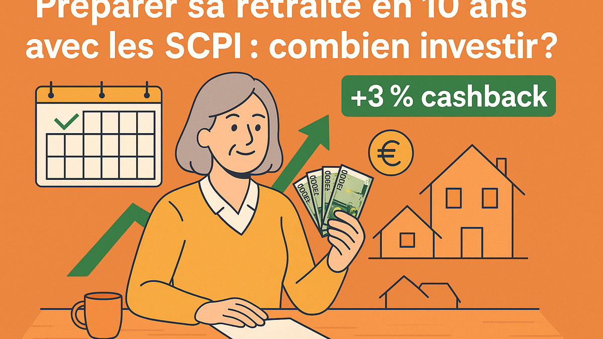 Préparer sa retraite en 10 ans avec les SCPI : combien investir ?