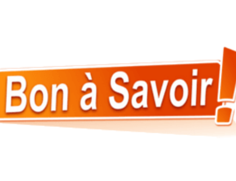 bon à savoir